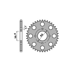 CORONA RIZZATO CALIFFONE RUOTE RAGGI Z50