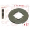 INGRANAGGIO CAMBIO 1A VELOCITA' Z57 VESPA PX 125 150 VESPA SPRINT 150 VESPA GT 125