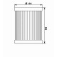 FILTRO OLIO SUZUKI BURGMAN 250'99/07 400'99/06