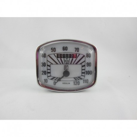 CONTACHILOMETRI SCALA km 120 CON STAFFA DI FISSAGGIO  VESPA 150 GS VS1 VS2 VS3 VS4 VB1