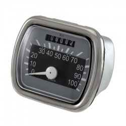 CONTACHILOMETRI SCALA KM 100 SFONDO GRIGIO VESPA 125 STRUZZO