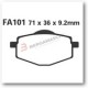 PASTIGLIE FRENO ANTERIORI/POSTERIORI GILERA-ITALJET-MALAGUTI-MBK-YAMAHA