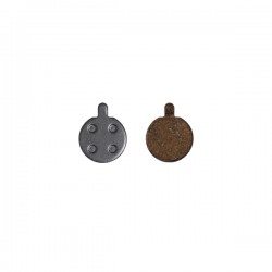 COPPIA PASTIGLIE PER MONOPATTINO. MISURE: 23X18MM SPESSORE: 4MM