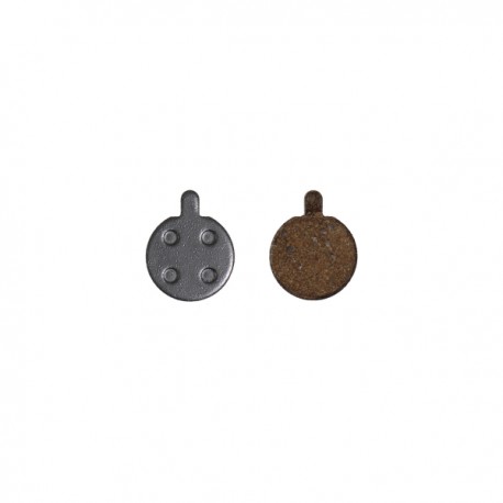 COPPIA PASTIGLIE PER MONOPATTINO. MISURE: 23X18MM SPESSORE: 4MM