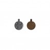 COPPIA PASTIGLIE PER MONOPATTINO. MISURE: 23X18MM SPESSORE: 4MM