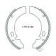 COPPIA GANASCE FRENO POSTERIORE APE 150 C4 - APE 175 PENTARO'