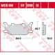 PASTIGLIE FRENO ANTERIORI ITALJET JUPITER 125-150-250 YAMAHA YP250400 MAJESTY