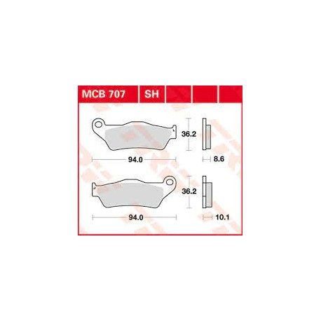 PASTIGLIE FRENO POSTERIORI BMW K100 R1100 GS R1200 GS