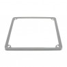 CORNICE TARGA IN ACCIAIO INOX PER MOTO E VESPA 80 125 150 160 180 200 MM 173X173 - TARGHE VECCHIE