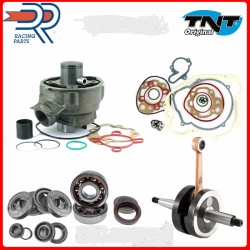 KIT CILINDRO SPARMART ALBERO MOTORE CUSCINETTI BANCO PARAOLIO E GUARNIZIONI MINARELLI AM345 AM6 SERIE 50 2T