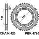 CORONA FANTIC MOTOR PERFORMANCE Z58 ERGAL NERA PASSO 420