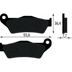PASTIGLIE FRENO ANTERIORI APRILIA-BMW-CAGIVA-GILERA-HUASQUARNA-KTM-YAMAHA