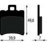 PASTIGLIE FRENO ANTERIORI/POSTERIORI APRILIA-BETA-DERBI-GARELLI-GILERA-MALAGUTI-MBK-PIAGGIO-YAMAHA