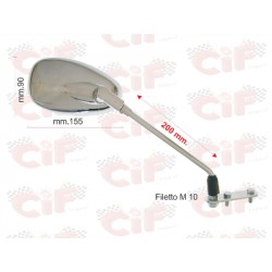 SPECCHIO RETROVISORE FAR CROMATO SX/DX VESPA UNIVERSALE