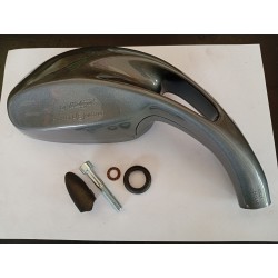 SPECCHIO RETROVISORE DX GRIGIO TITANIO MALAGUTI F12