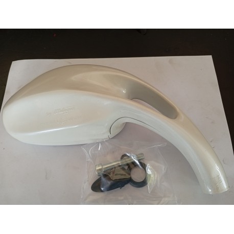 SPECCHIO RETROVISORE DX BIANCO PERLA MALAGUTI F12