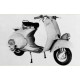 PISTONE GOL VESPA 125 V1T V15T V30T V33T 1951/52 DIAMETRO 56,9