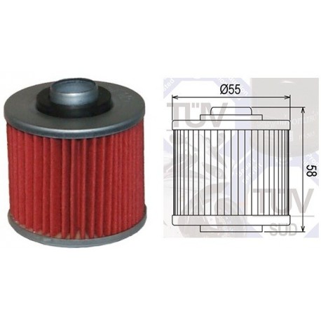 FILTRO OLIO YAMAHA XT 500 600 E TENERE' TT 600