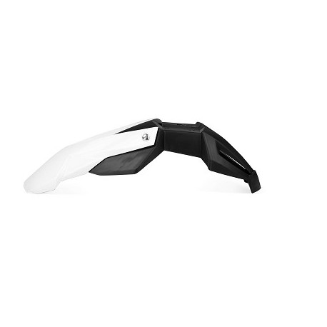 PARAFANGO UNIVERSALE ANTERIORE SUPER MOTARD (2 PEZZI) NERO/BIANCO