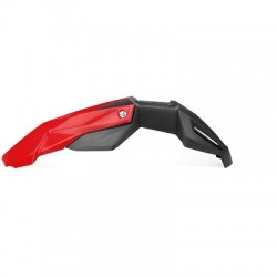 PARAFANGO UNIVERSALE ANTERIORE SUPER MOTARD (2 PEZZI) NERO/ROSSO