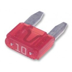 FUSIBILE A LAMA MINI BLADE TIPO PICCOLO 10 AMP ROSSO