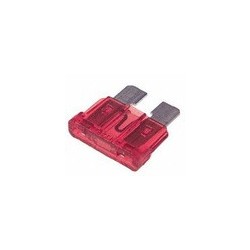 FUSIBILE A LAMA FUSE BLADE TIPO NORMALE 10 AMP ROSSO