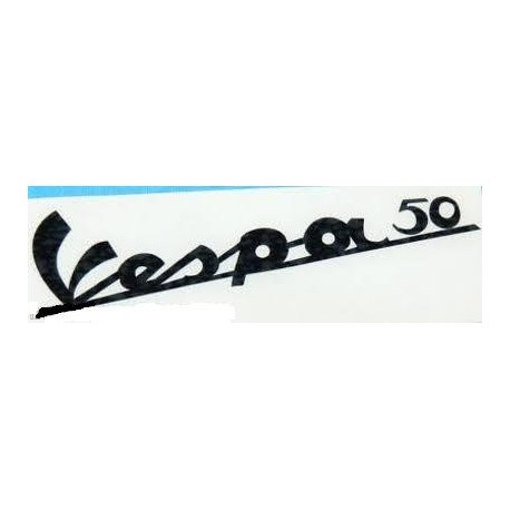 ADESIVO SCRITTA VESPA NERO 50 90 125 180 200 ORIGINALE PIAGGIO