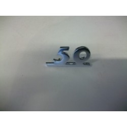 SCRITTA "50" ALLUMINIO