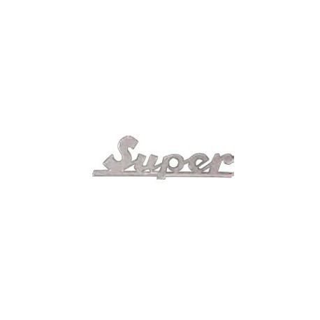 TARGHETTA "SUPER" ALLUMINIO