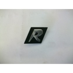 TARGHETTA PIAGGIO VESPA "R" NERA 