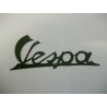 SCRITTA "VESPA" IN LAMIERA VERDE SCURO