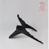 CODINO PARASPRUZZI POSTERIORE NERO GLITTERATO MALAGUTI MADISON RESTYLING