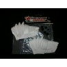 COPPIA SOFFIETTI COPRILEVA BIANCO CROSS ENDURO MOTARD