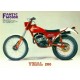 CORNICE FARO ANTERIORE ROSSA FANTIC MOTOR TRIAL 200 TX 350