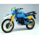 ADESIVO DECALCO SERBATOIO YAMAHA XT600Z TENERE' COLORE BLU