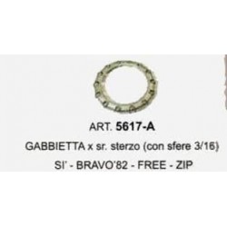 GABBIETTA PER SERIE STERZO CON SFERE 3/16 PIAGGIO SI-BRAVO 1982-FREE-ZIP