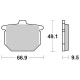 PASTIGLIE FRENO ANTERIORI HONDA CB750-900