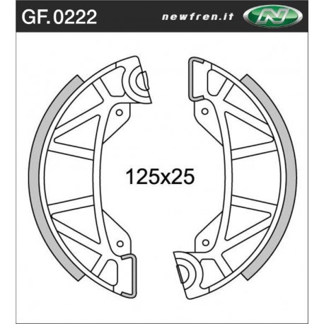 GANASCE FRENO ANTERIORE/POSTERIORE APRILIA MX 250 RX 250